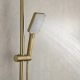 Душевая стойка Gappo G2491-3 с термостатом золотой сатин