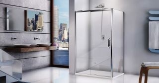 Боковая часть Good Door ANTARES SP-80-C-CH стекло прозрачное