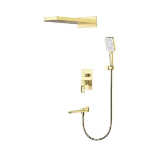Душевой комплект Gappo G7117-73 золотой сатин