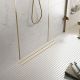 Душевой лоток Timo Drain System DS230208/17 80см с двусторонней панелью plate под плитку золото матовое
