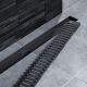 Душевой лоток Timo Drain System DS230108/03 80см с вставкой lines чёрный