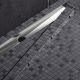 Душевой лоток Timo Drain System DS230209/01 90см с двусторонней панелью plate под плитку сатин