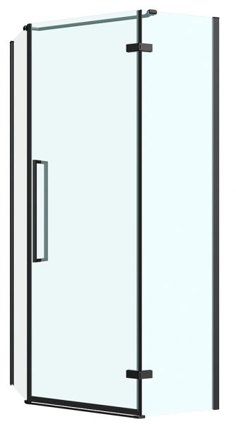 Душевой уголок ABBER Ewiges Wasser 100x100см чёрный AG05100B