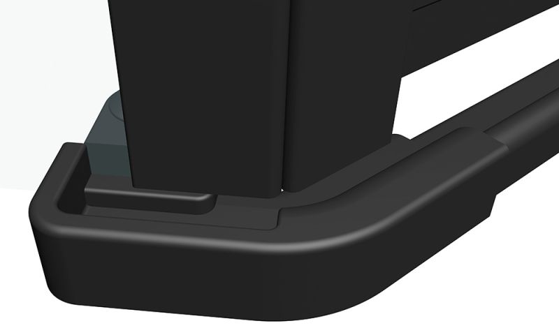 Душевой уголок ABBER Ewiges Wasser 100x100см чёрный AG05100B