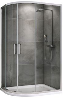 Душевой уголок ABBER Schwarzer Diamant AG01119 110x90см хром