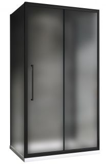 Душевой уголок ABBER Schwarzer Diamant AG30100BMH-S80BM-S80BM 100x80см чёрный