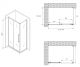 Душевой уголок ABBER Schwarzer Diamant AG30120BMH-S80BM 120x80см чёрный