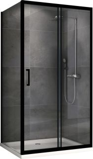 Душевой уголок ABBER Schwarzer Diamant 100x140см AG30140B-S100B