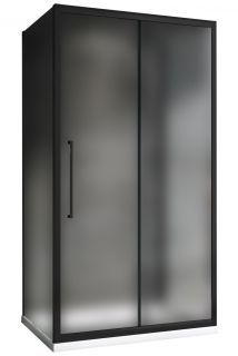 Душевой уголок ABBER Schwarzer Diamant AG30140BMH-S80BM-S80BM 140x80см чёрный