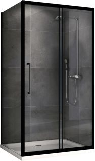 Душевой уголок ABBER Schwarzer Diamant 160x80см AG30160BH-S80B