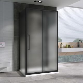 Душевой уголок ABBER Schwarzer Diamant AG30170BMH-S80BM-S80BM 170x80см чёрный