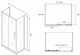 Душевой уголок ABBER Schwarzer Diamant 180x70см AG30180BH-S70B-S70B