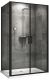 Душевой уголок ABBER Sonnenstrand 100x80см чёрный AG04100BC-S80B