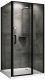 Душевой уголок ABBER Sonnenstrand 100x100см чёрный AG04100BS-S100B