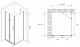 Душевой уголок ABBER Zart AG08100P-S71 100x70см хром