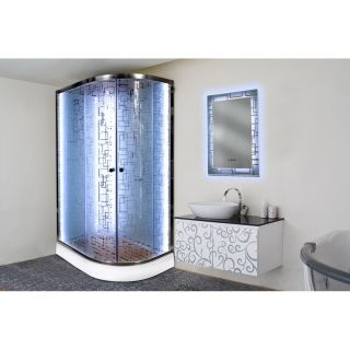 Душевая кабина Deto ЕМ1511 L N LED 110х80х208 см