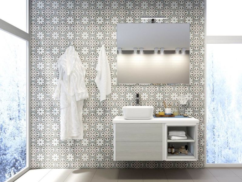 Модуль под столешницу Акватон Брук открытый дуб латте 1A201201BCDL0