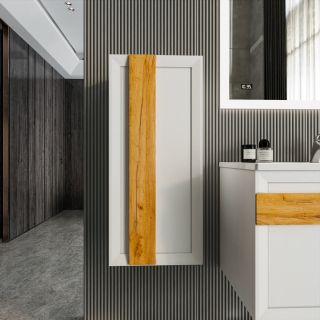 Шкаф навесной Бриклаер Берлин 4627125416118 90 см белый