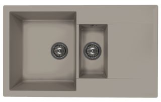 Кухонная мойка Florentina Тоскана 860К серый шёлк
