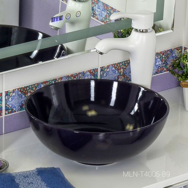 Накладная раковина Melana T4005-B9-806 38см фиолет