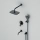 Душевой комплект Am.Pm X-Joy FB85A3RH42 с термостатом чёрный