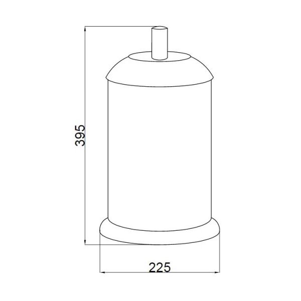 Ведро Boheme Murano бронза 10907-BR