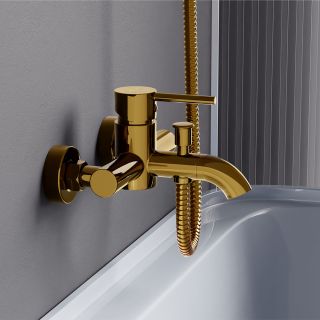 Смеситель для ванны и душа Damixa Scandinavian Pure 361000600 золото