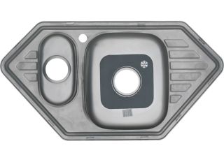 Мойка 9550C Melana 0,8/180 хром с сифоном (222 С t *7)