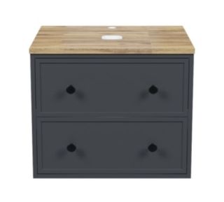 Тумба подвесная IDDIS Torr TOR60DBi95K со столешницей 60см тёмно-серый