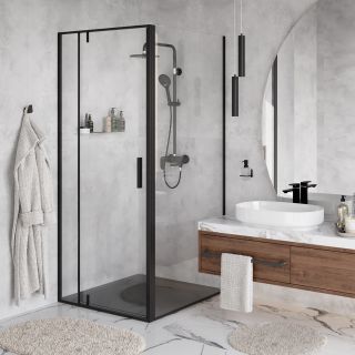 Душевой уголок Wasserkraft Elbe 74P18 90x100 см