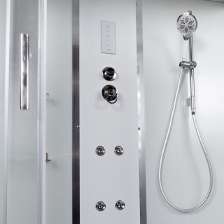 Душевая кабина AvaCan EM4515 с LED-подсветкой и гидромассажем 150x85 см