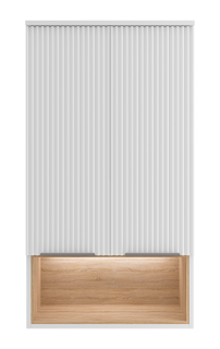 Подвесной шкаф над стиральной машиной Brevita Enfida ENF-08060-011 60см белый/дуб Сонома светлый