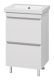 Напольная тумба под раковину Misty Енисей 50см с двумя ящиками белый
