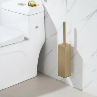 Настенный ёршик для унитаза Gappo G904-3 золотой сатин