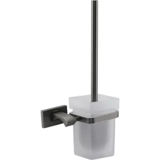 Настенный ёршик для унитаза Gappo G0710-9 оружейная сталь