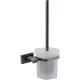 Настенный ёршик для унитаза Gappo G0710-9 оружейная сталь