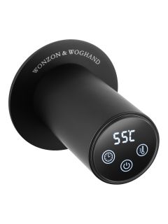 Полотенцесушитель электрический встраиваемый Wonzon & Woghand Dortmund WW-A363-MB 58x55 см с внутренней частью чёрный матовый