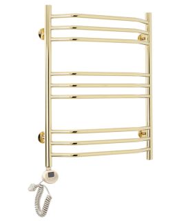 Полотенцесушитель электрический Domoterm Лаура П9 500x700 EL золото