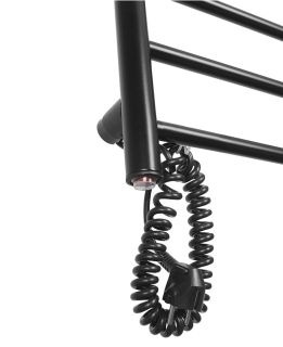 Полотенцесушитель электрический Domoterm Аврора DMT 109-6 40х80 EK L чёрный