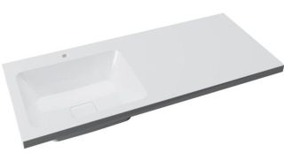 Раковина над стиральной машиной Madera Kamilla ФЦ-00001871 левая чаша 120см белый