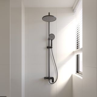 Душевая стойка FERRI, чёрный матовый