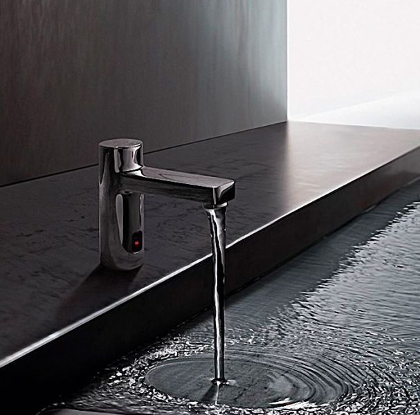 Электронный смеситель для раковины Kludi Zenta с предварительной установкой температуры хром 3820205