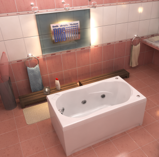 Панель фронтальная для ванны Bas Кемерон 120