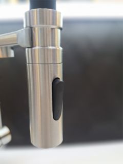 Смеситель для кухни с гибким изливом AltroBagno Flusso 050201 Ni никель