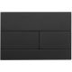 Кнопка смыва Veconi FLUSH V7, FLV7-B, 240х162х10, пластик, черный матовый