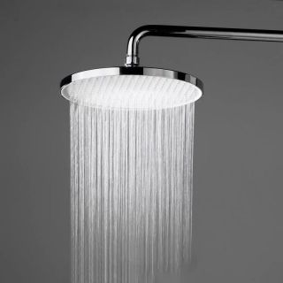 Душевая стойка Kerama Marazzi Fonte FO.301.KM.BLK.M с термостатом на три потока с фиксированным изливом и механическим смесителем чёрный матовый