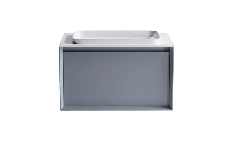 Тумба с раковиной Astra-Form Фрейм 4631177713750 70 см голубой матовый