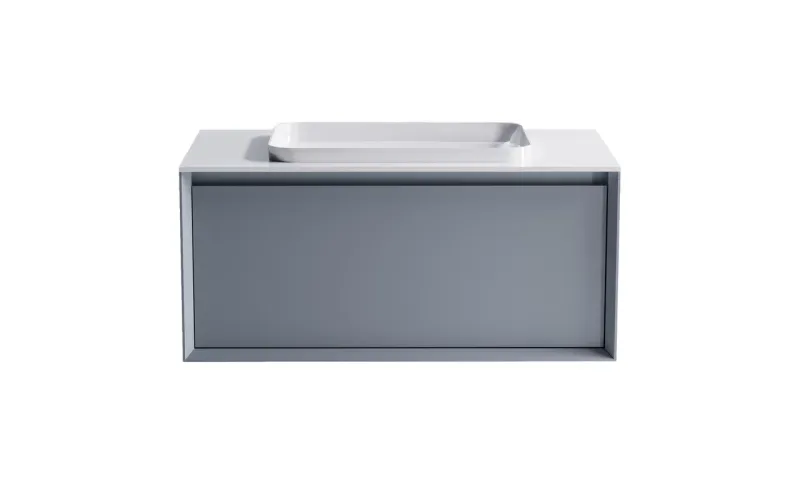 Тумба с раковиной Astra-Form Фрейм 4631177713934 100 см голубой матовый