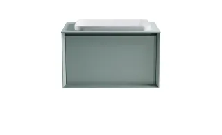Тумба с раковиной Astra-Form Фрейм 4631177715242 80 см зелёный матовый