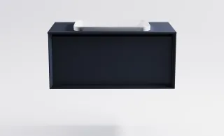 Тумба с раковиной Astra-Form Фрейм 4631177715402 100 см серый матовый